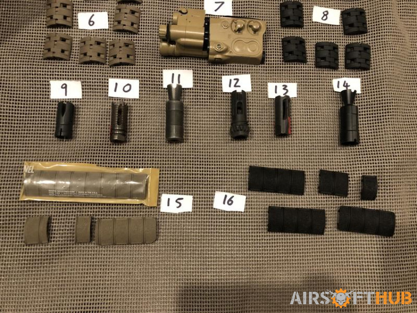 Various parts clearout - lot 6 - Used airsoft equipment