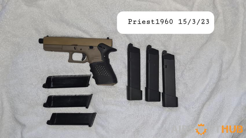 Tactical glock 17 gen5 secret - Used airsoft equipment