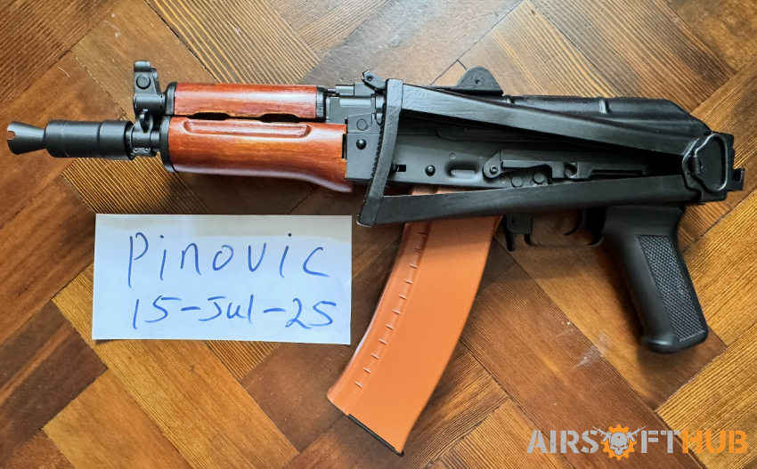 AKS-74U EBB Wood/Steel - Used airsoft equipment