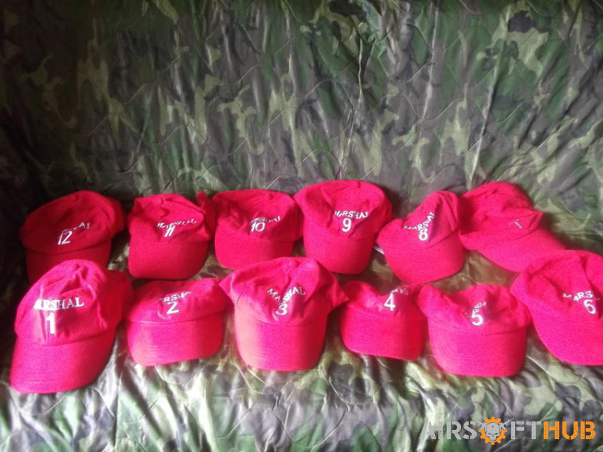 EVENT CONTROL MARSHAL CAPS - Used airsoft equipment