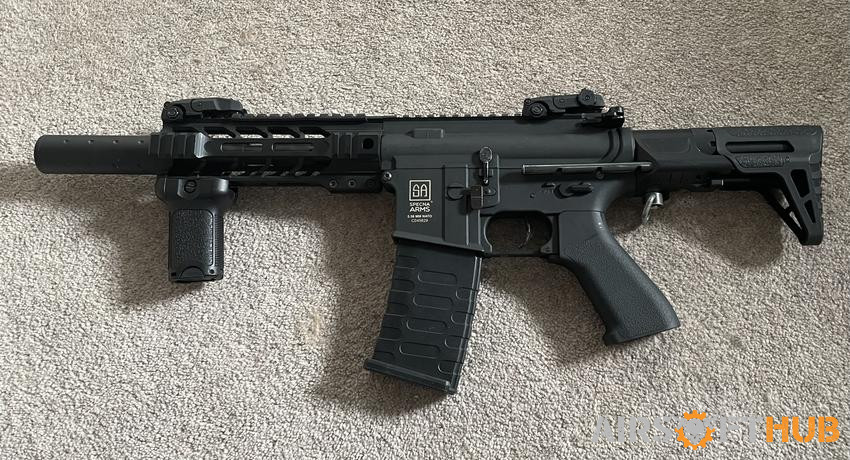 Upgraded scratch built m4 AEG - Used airsoft equipment