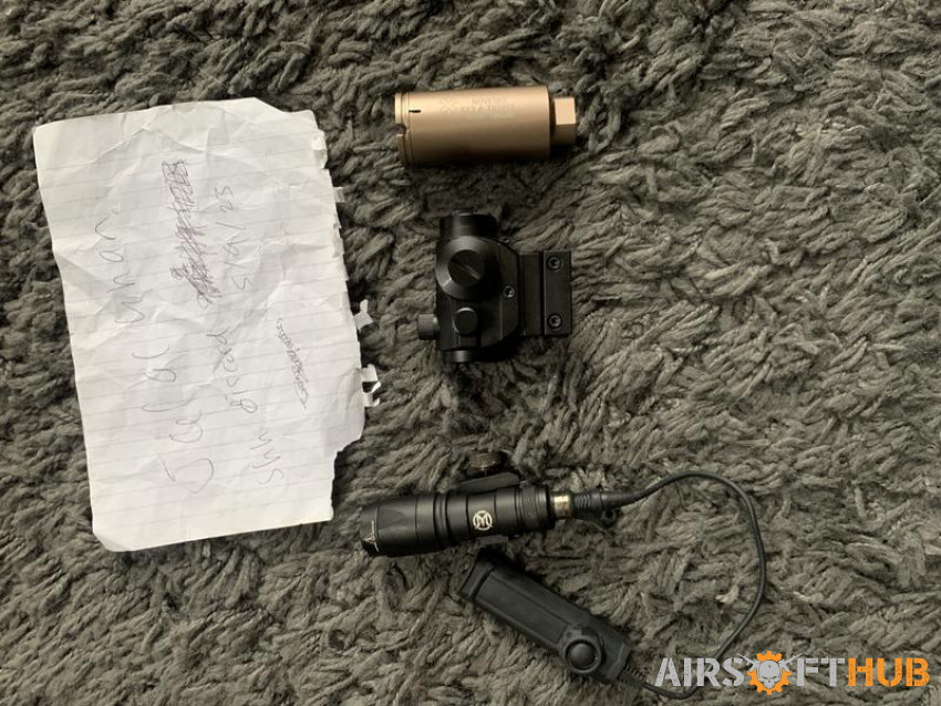 Rifle Accessories - Used airsoft equipment