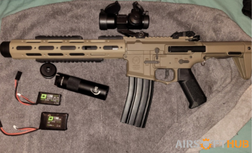 Ares amoeba + pistol*bundle* - Used airsoft equipment
