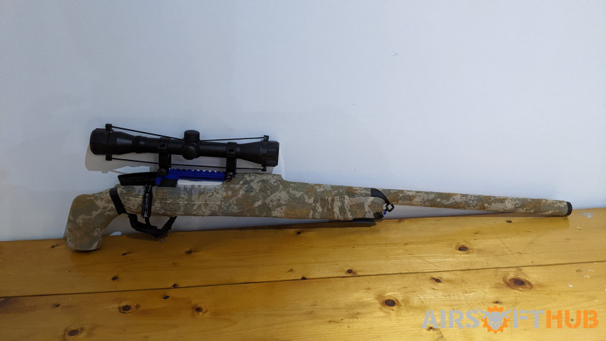 Sawn off sniper rifle, two ton - Used airsoft equipment