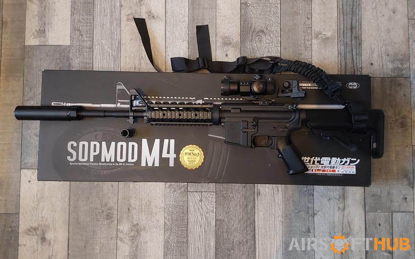 Tokyo Marui Recoil M4 SOPMOD N - Used airsoft equipment