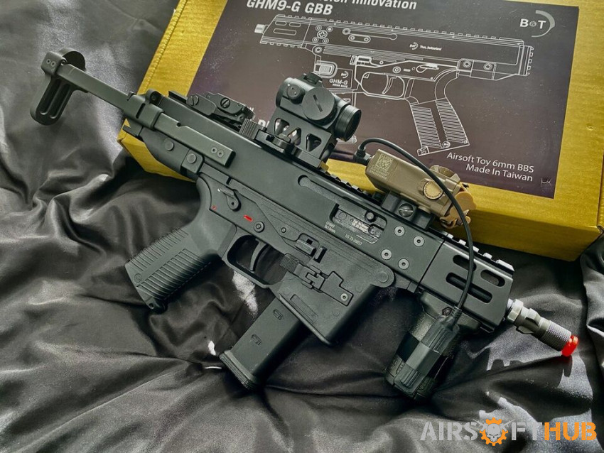 B&T Licensed GHM9 Airsoft Gbb - Used airsoft equipment