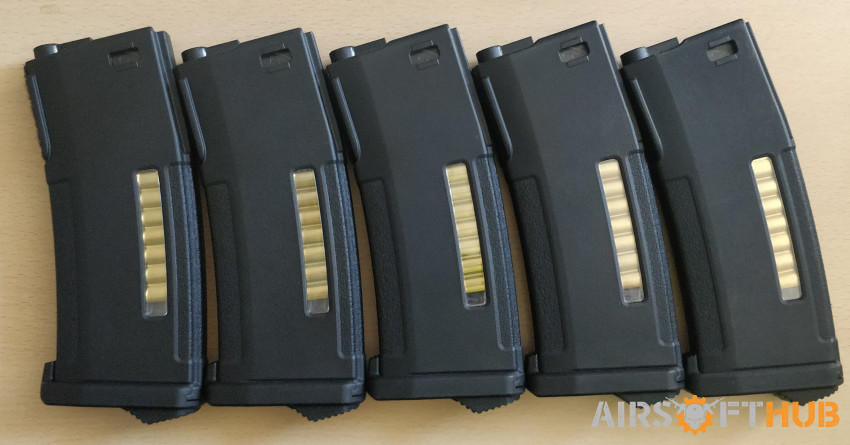 5 X NEW PTS EPM Mags - Used airsoft equipment
