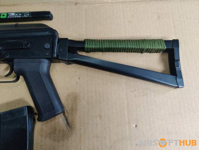 Cyma AK74SU - Mags + Battery - Used airsoft equipment