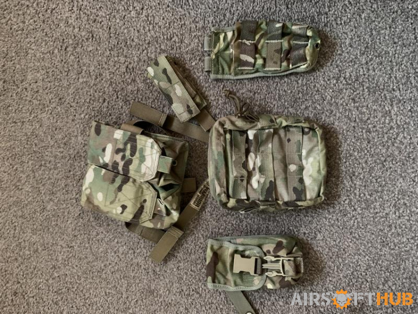Multicam Pouch Bundle - Used airsoft equipment