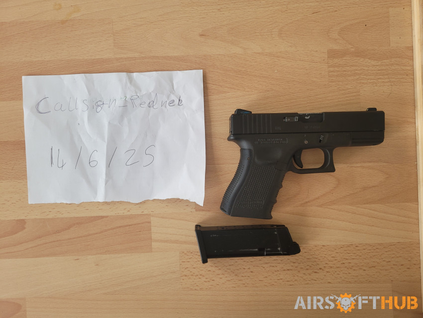 We G23c GBB pistol - Used airsoft equipment