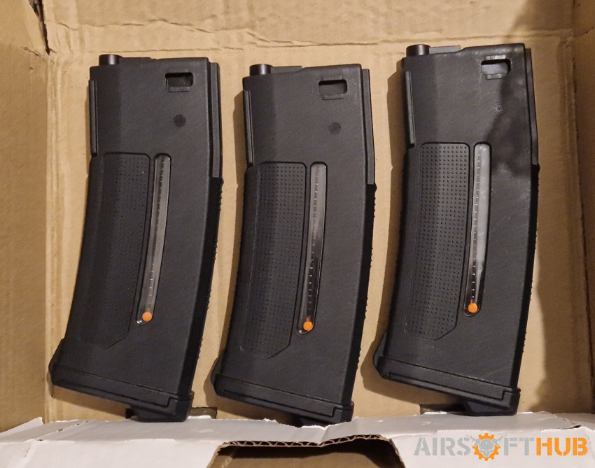 3x PTS EPM1 250rnd Magazines - Used airsoft equipment