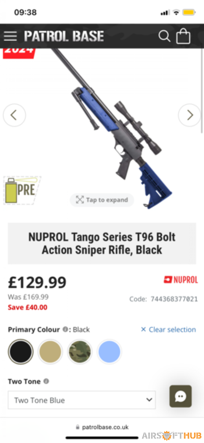 Sniper - Used airsoft equipment