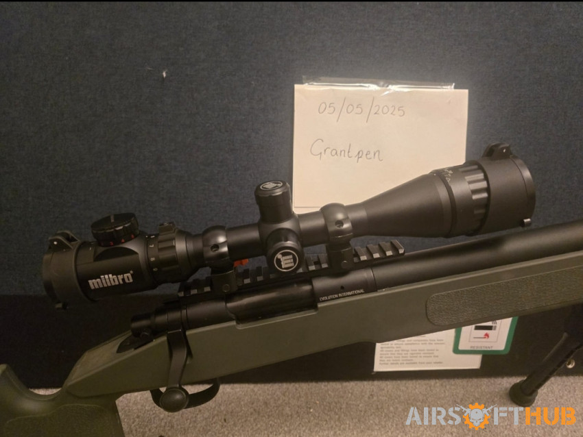 Evolution m40 sniper rifle - Used airsoft equipment