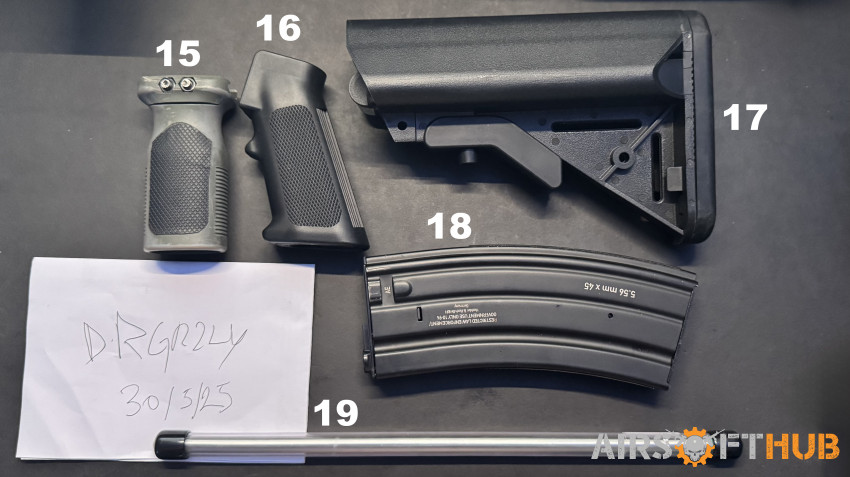 aeg and gbb accessories - Used airsoft equipment