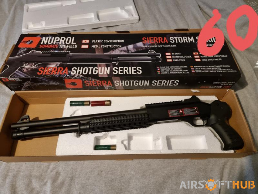Nuprol Sierra tactic shotgun - Used airsoft equipment
