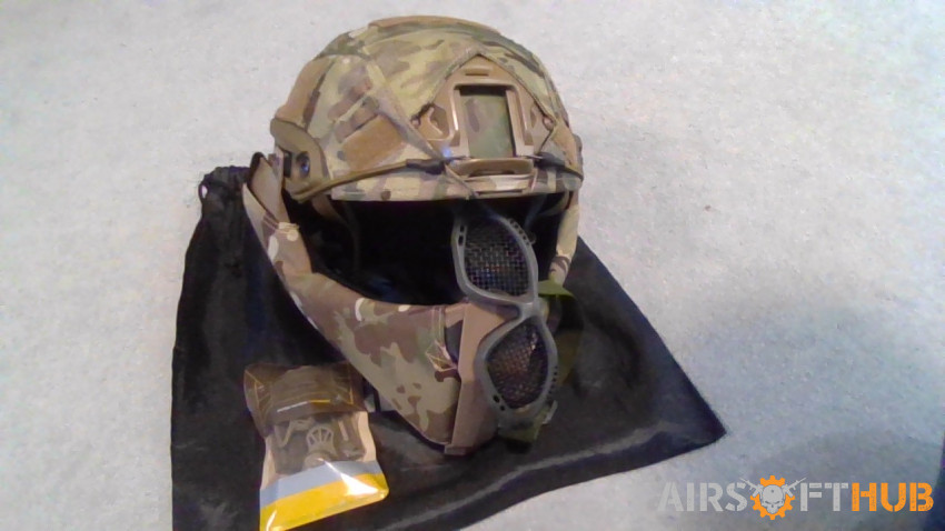 Onetigris Helmet & Mesh Goggle - Used airsoft equipment