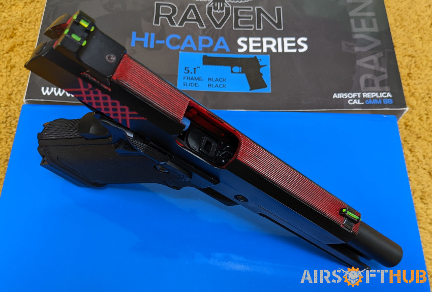 Raven 5.1 Hi-Capa gbb in box - Used airsoft equipment