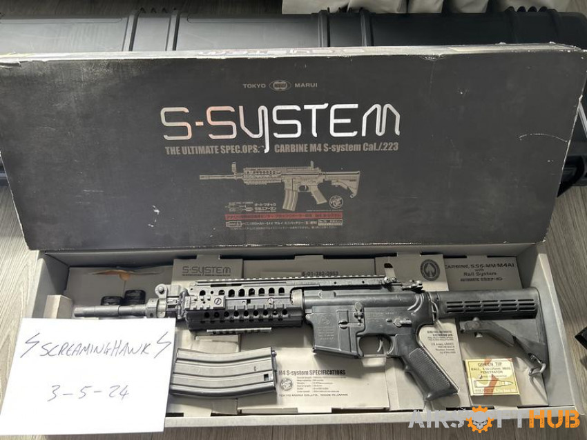 Tokyo Marui M4 S-System - Used airsoft equipment
