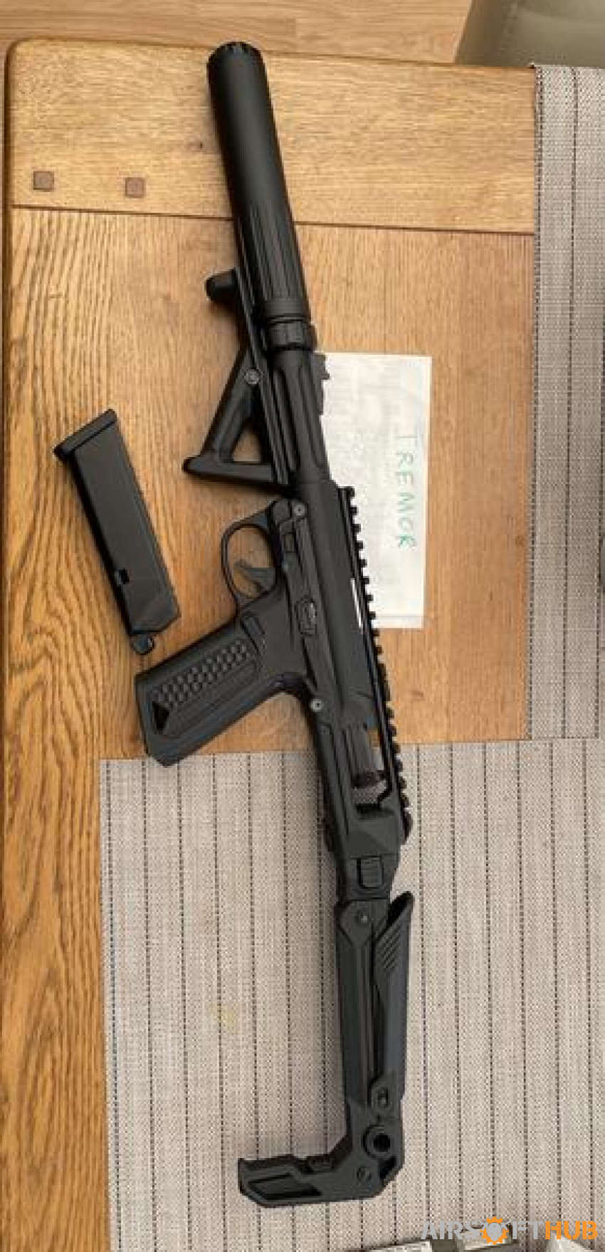 AAP pistol and DMR kit - Used airsoft equipment