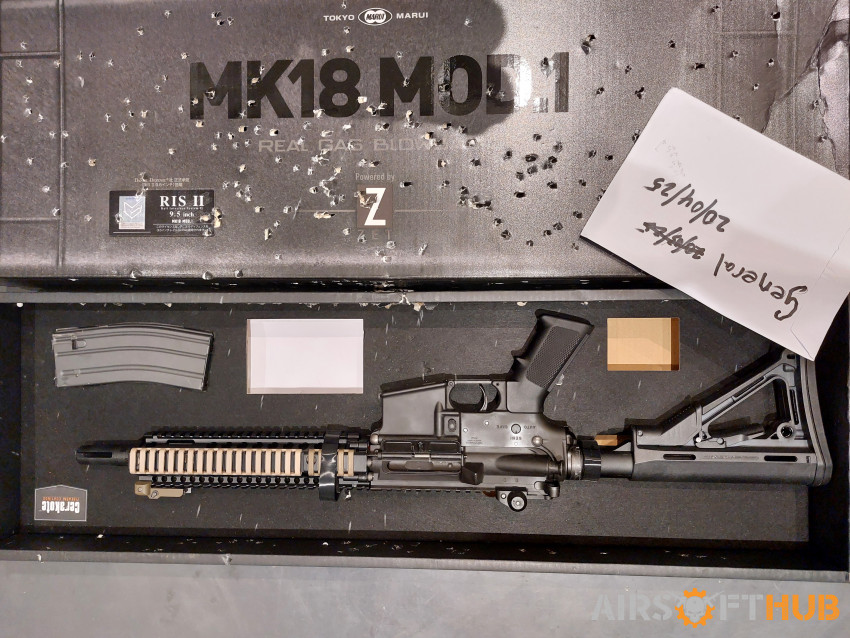 Tokyo marui mk18 mws +drum mag - Used airsoft equipment