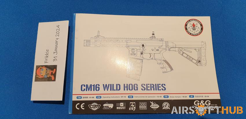 CM 16 Wild Hog Bundle - Used airsoft equipment