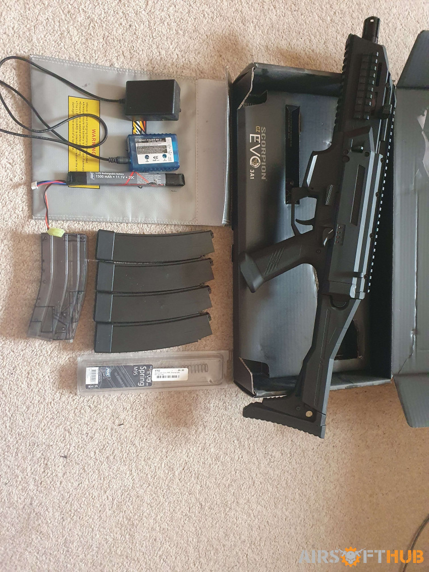 Scorpion EVO 3A1 (ASG) - Used airsoft equipment
