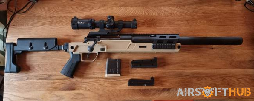 Spr300 Pro Sniper Rifle - Tan - Used airsoft equipment