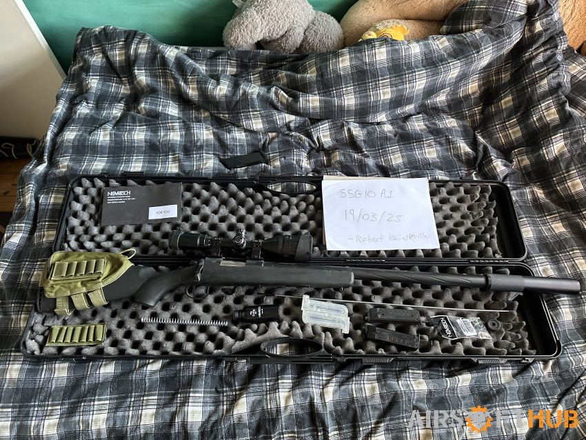 SSG10 A1 + accessories - Used airsoft equipment