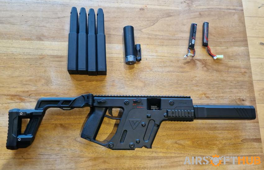 Krytac Kriss Vector + Extras - Used airsoft equipment