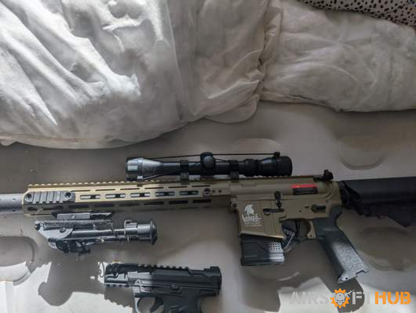 Dmr and aap all included 328f - Used airsoft equipment
