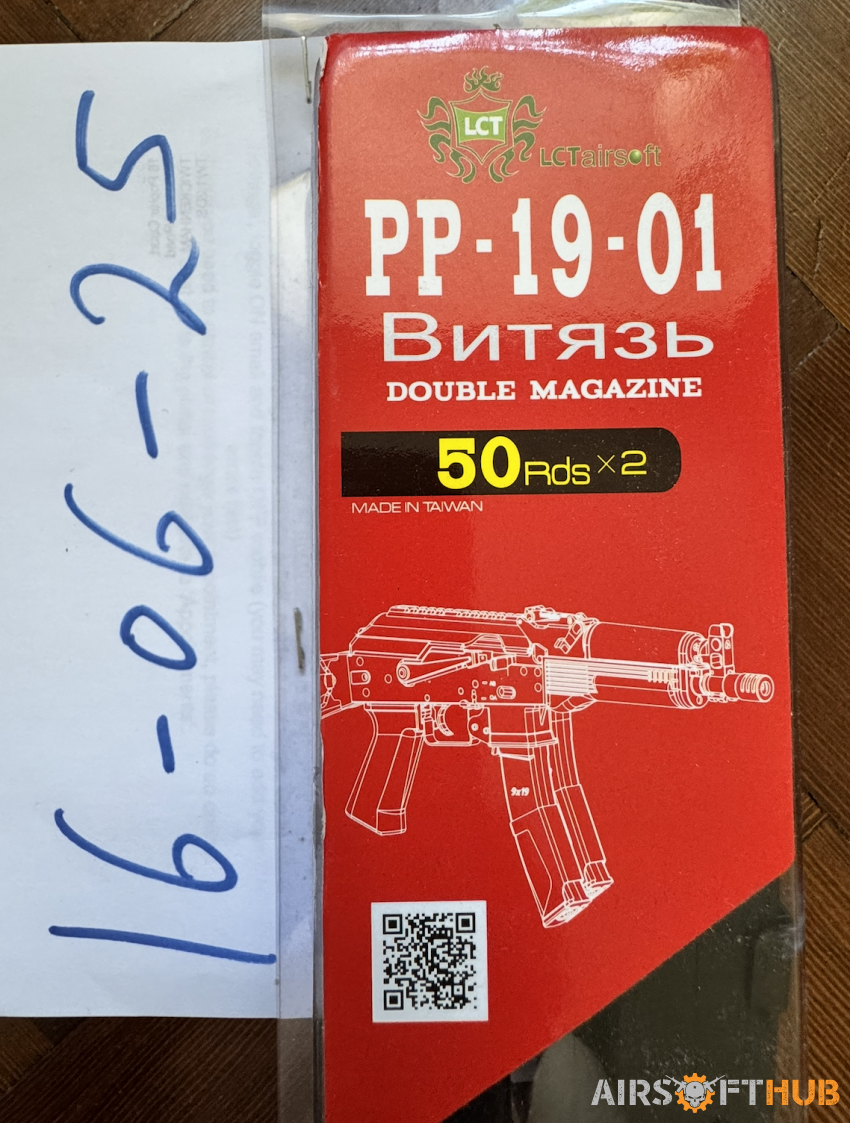 LCT PP-19-01 Double Mag - Used airsoft equipment