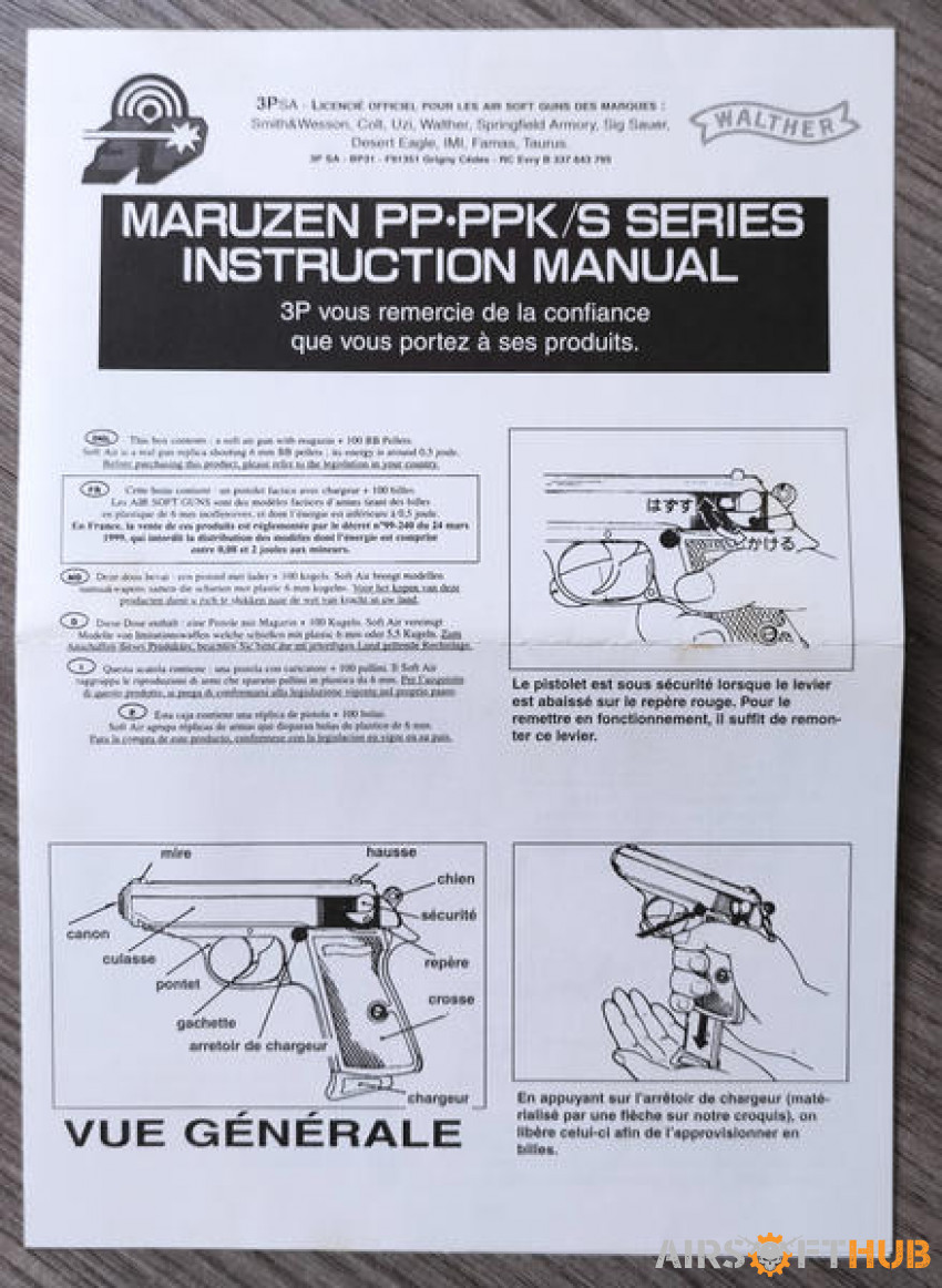 MARUZEN PPK/S HPB-5800 - Used airsoft equipment