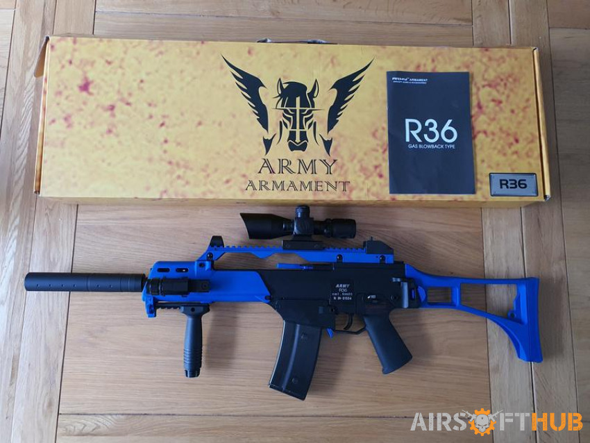 Army Armament G36 Gas Powered - Used airsoft equipment