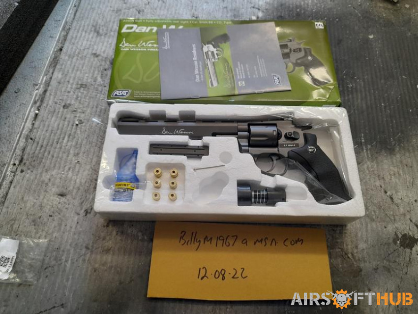 asg dan wesson revolver 8" - Used airsoft equipment