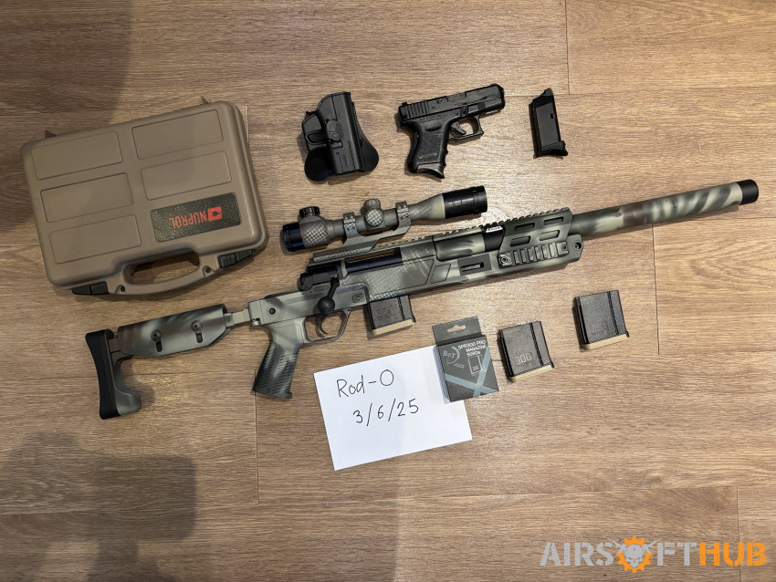 Sniper Bundle (rifle & pistol) - Used airsoft equipment