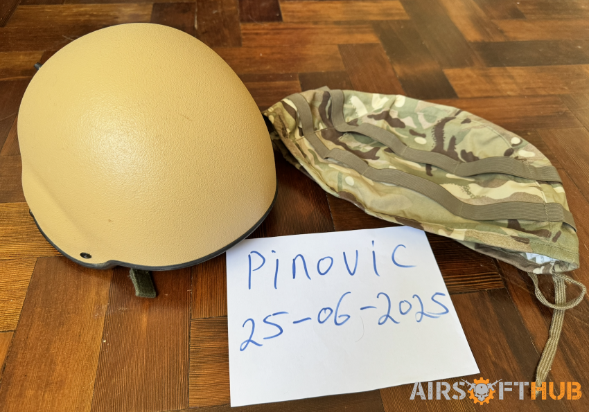 British Army MK7 Helmet - Used airsoft equipment