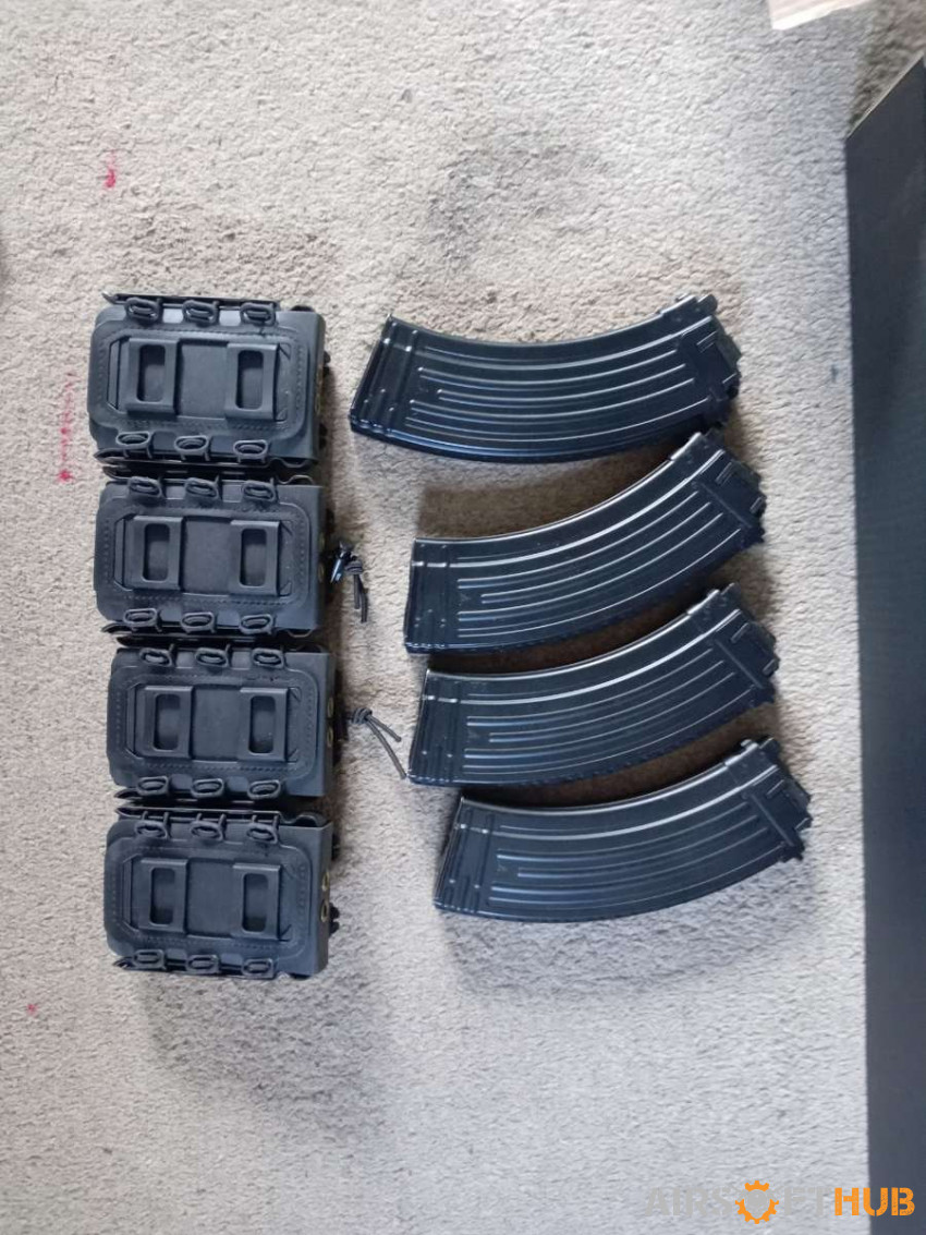 4x tm akm gbb mags - Used airsoft equipment