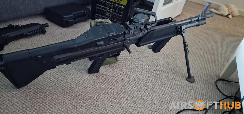 M60 with box mag - Used airsoft equipment
