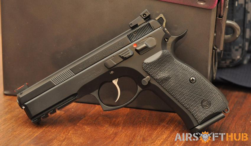 CZ75 SP01 CO2 Pistol - Used airsoft equipment