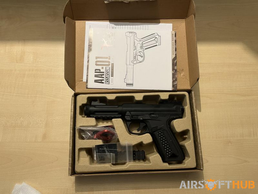 AAP -01 Pistol – Black - Used airsoft equipment