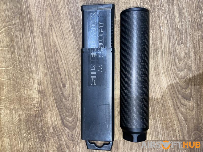 Silveraback suppressor - Used airsoft equipment