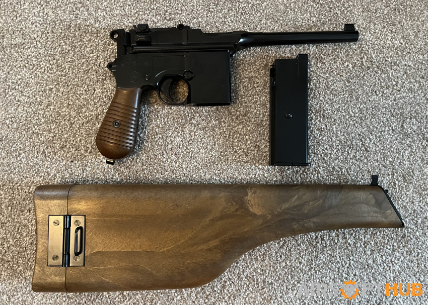 Mauser c96 with WOOD stock - Used airsoft equipment
