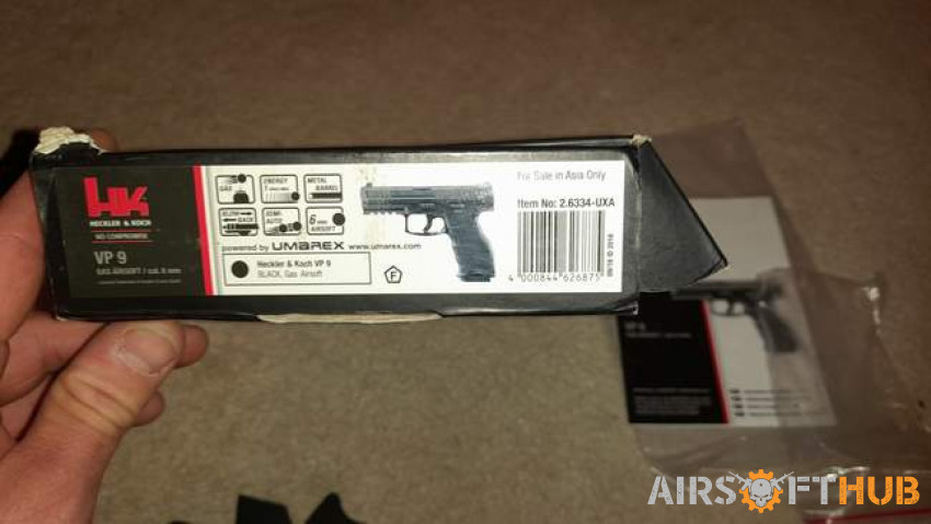 Umerex hk vp9 vfc new gbb - Used airsoft equipment