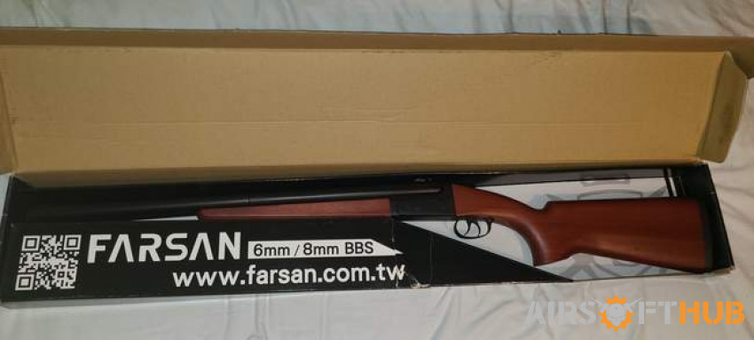 Farsan double barrel shotgun - Used airsoft equipment