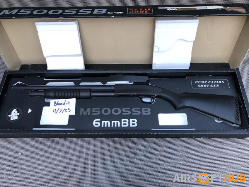 M500 SSB gas shotgun - Used airsoft equipment
