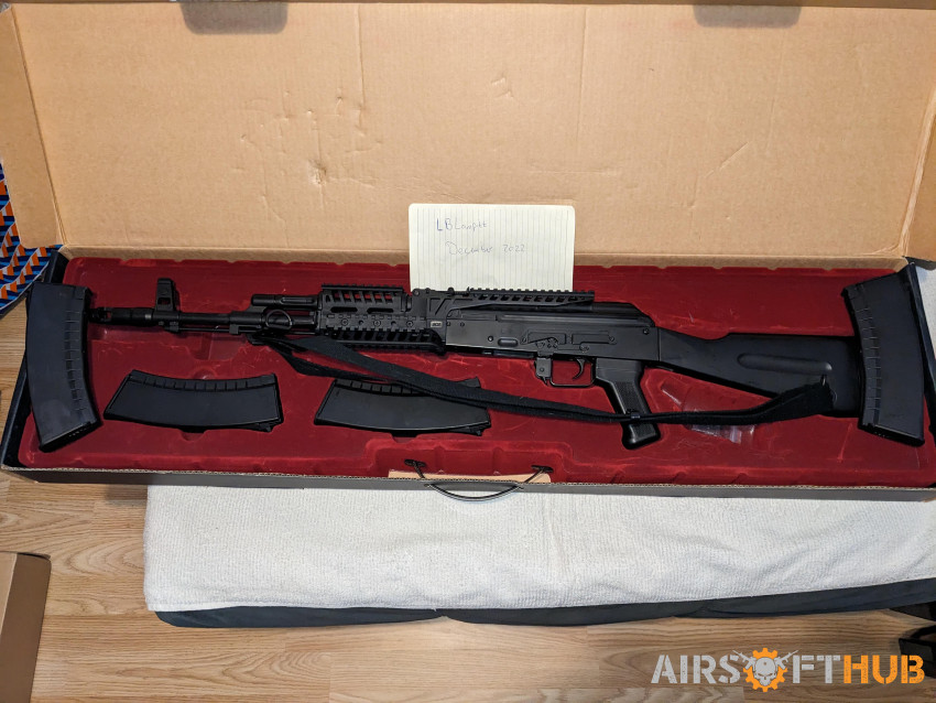 ICS AK-74M plus mags - Used airsoft equipment
