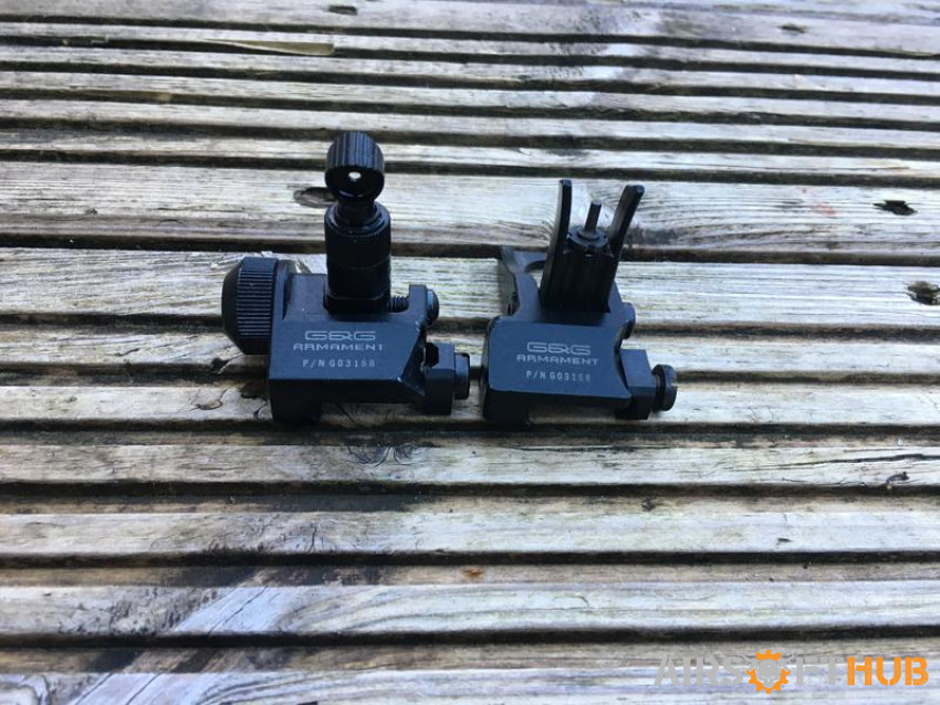 G&G Armament open sights - Used airsoft equipment