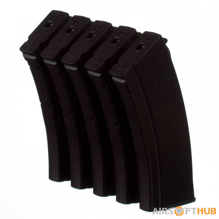 x5 100rnd Mid-Cap mags AK74 - Used airsoft equipment