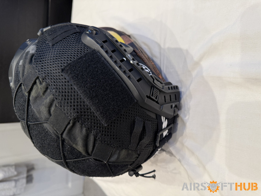 Custom Helmet HK Army mask - Used airsoft equipment