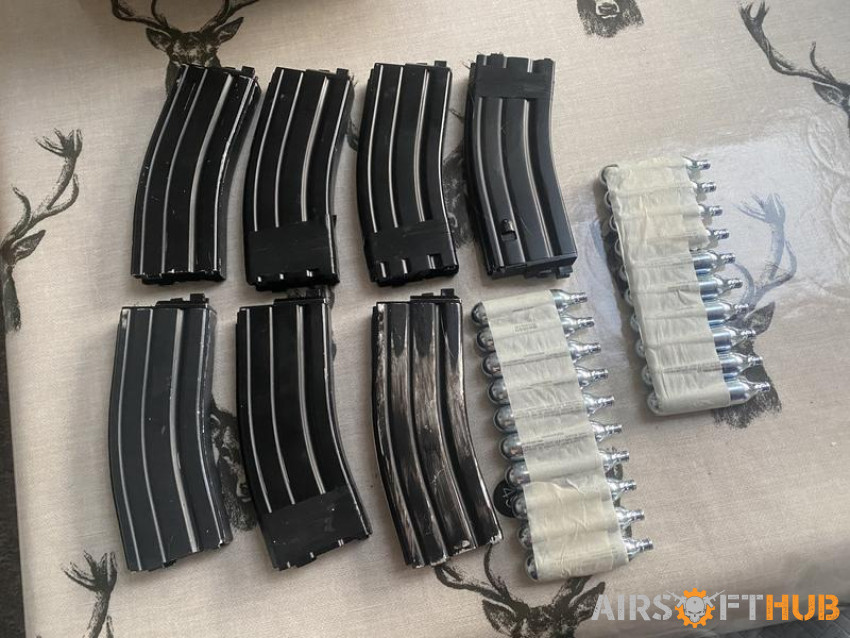 Co2 m4 mags x7 - Used airsoft equipment